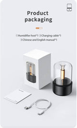Edison Candle Light Mini Essential Oil Diffuser - White