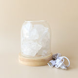 Crystal Diffuser with Natural Gemstones - White Quartz