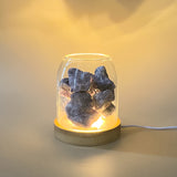 Crystal Diffuser with Natural Gemstones - Amethyst