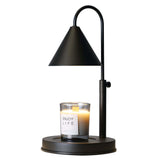Candle Warmer lamp, Adjustable Height with Dimmer and Timer - Black - Home Fragrance Decor Solution - Modern Design Candle Warmer with Timer and Dimmer - Black Color Home Fragrance Lamp