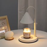 Adjustable Candle Warmer lamp with Dimmer and Timer - White